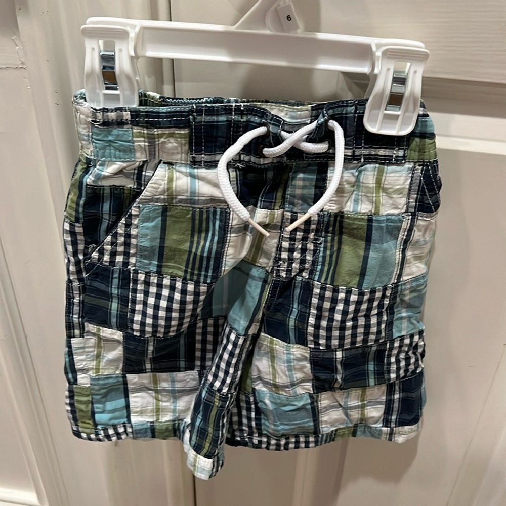 Gymboree size 3 chambray planned shorts 100% cotton
